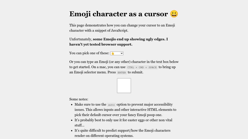 how to change mouse cursor image in html for mac
