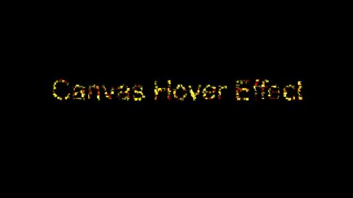 Canvas Hover Effect - Script Codes