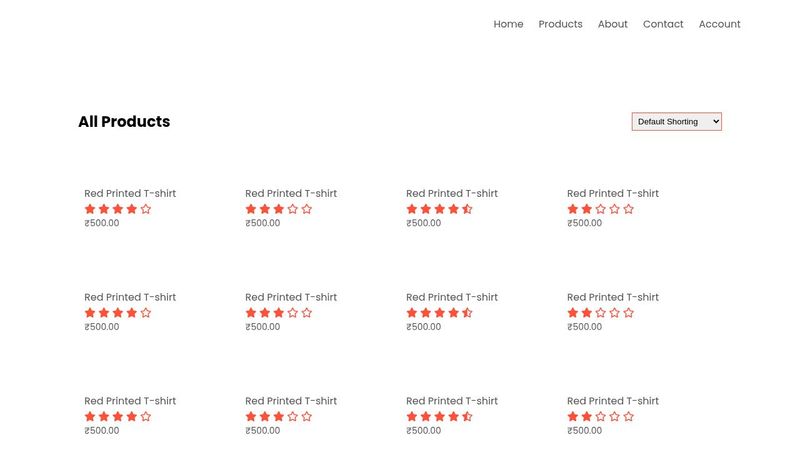 Ecommerce Website - HTML, CSS & JavaScript (Product_Page)