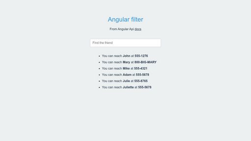 Angular filter - Script Codes