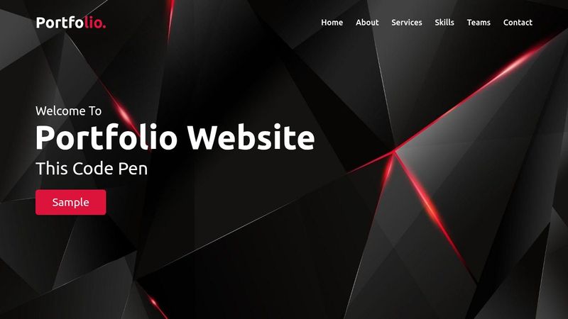 CodePen - Website portfolio