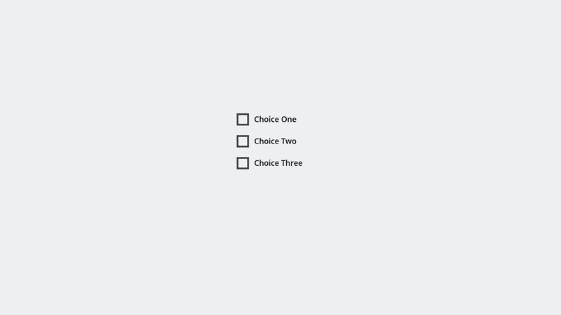 Animated Checkboxes