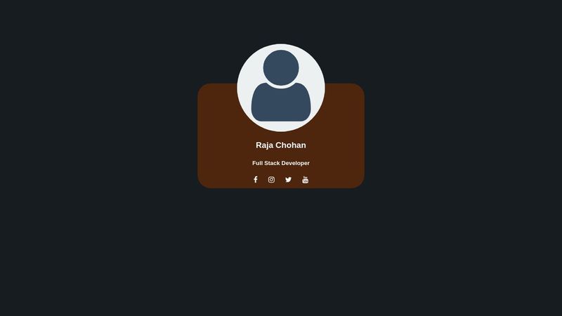 Upload Avatar Image Using HTML,CSS,JS