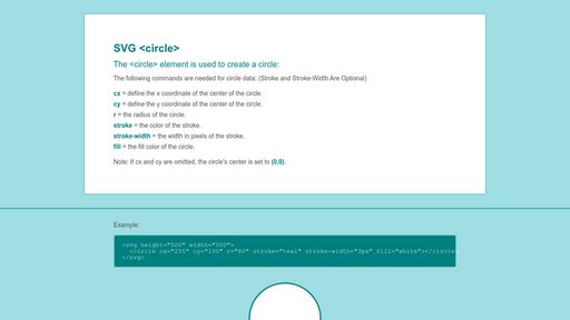 SVG Circle Documentation - Script Codes