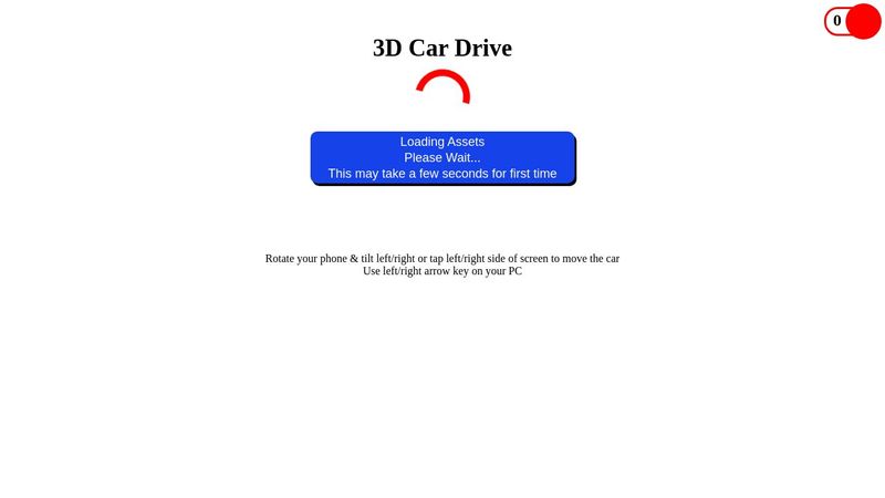 3D Car Driving Game [Pure JavaScript]