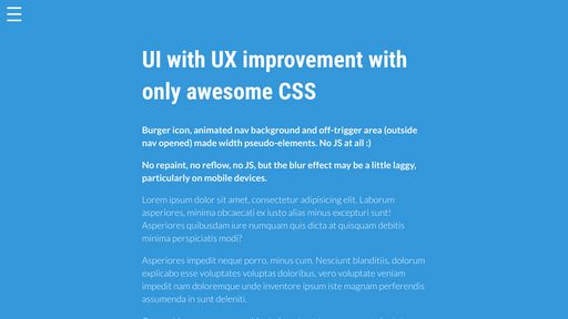 UI with UX improvements with only CSS - Script Codes