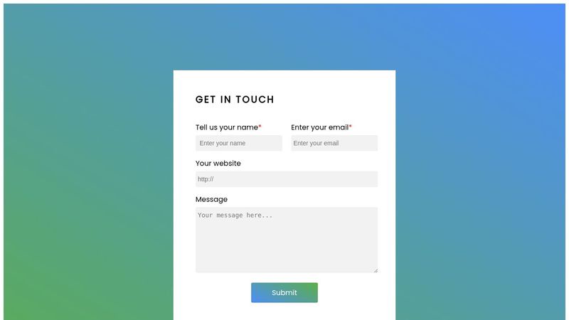 Contact form#1