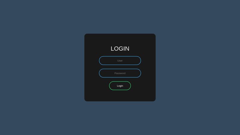 Login - HTML/CSS