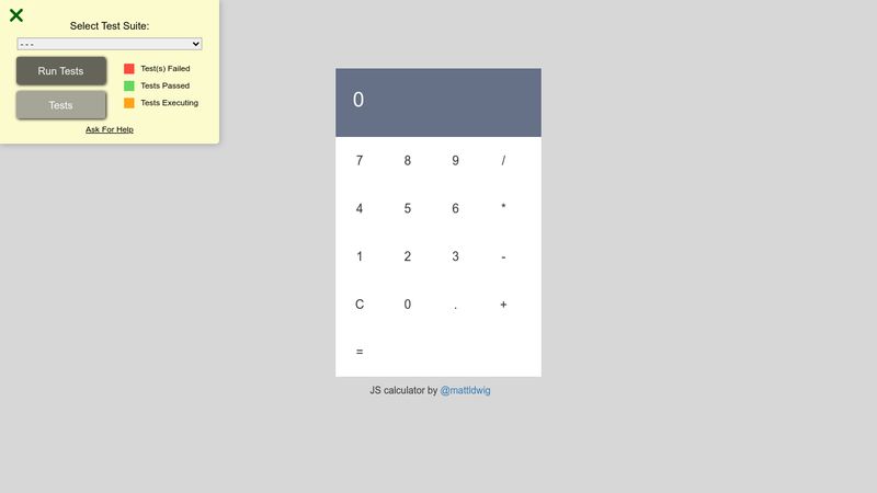 Simple JS calculator