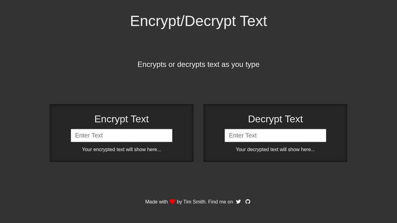 Encrypt/Decrypt Text