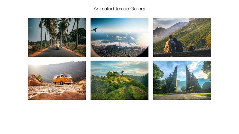 Animated Image Gallery Animated Image Gallery