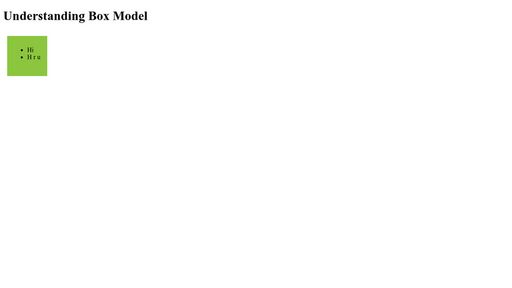 Understanding Box Model - Script Codes