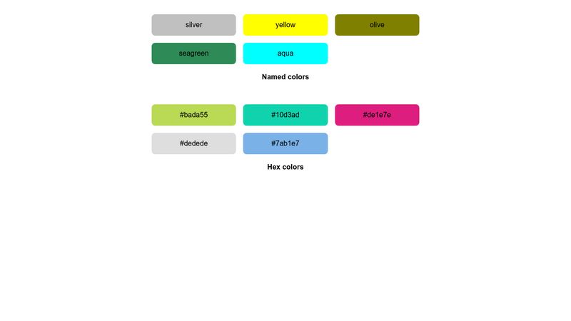 named-and-hex-colors-in-css