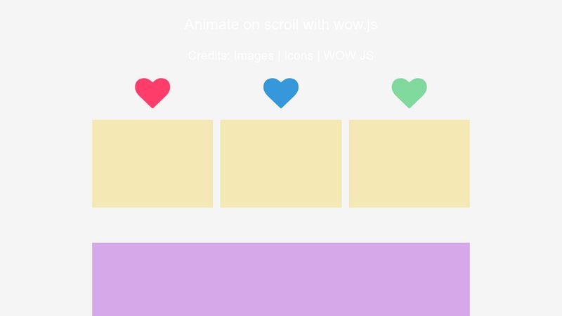 Animate on scroll with 