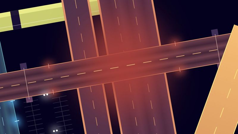 Pure CSS Road Illustration