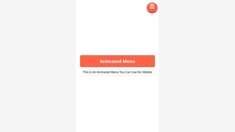 COOL ANIMATED MENU FOR MOBILES [SASS,JS]