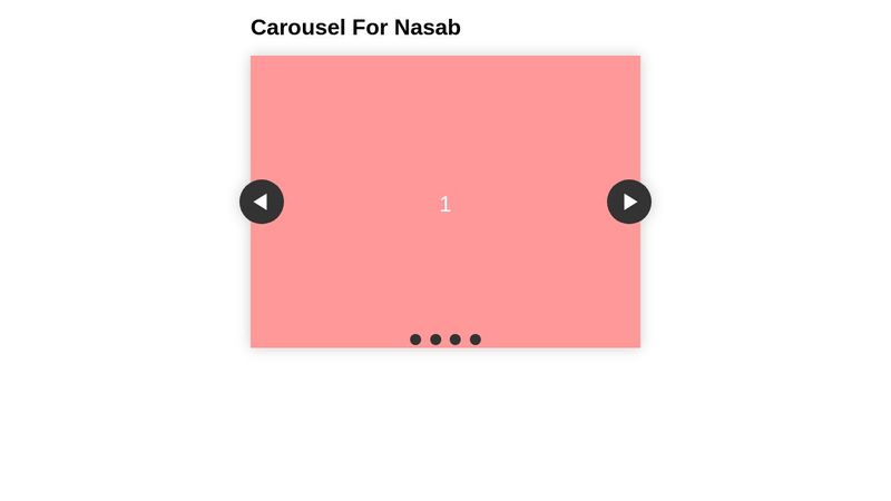 Carousel HTML CSS PURE