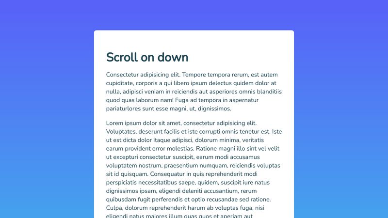 Scroll Triggered Animations Examples