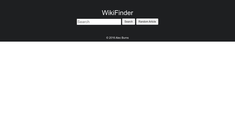 FreeCodeCamp-Wikipedia Viewer