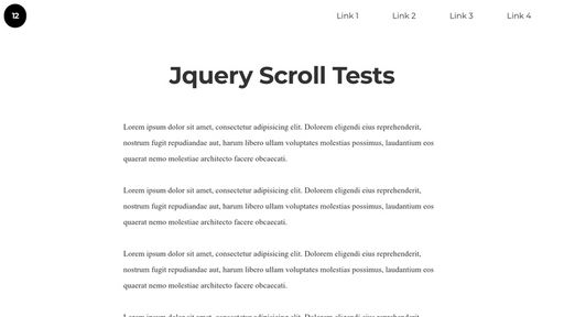 Jquery Scroll test - Script Codes