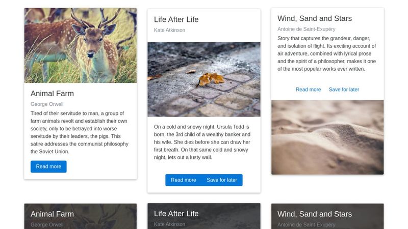 Bootstrap cards tutorial Bootstrap cards tutorial