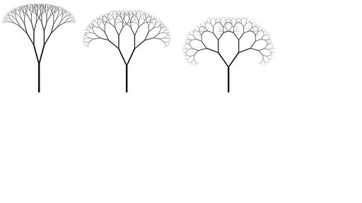 Fractal trees <svg> - Script Codes