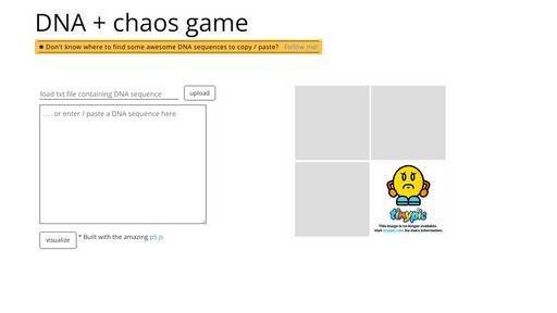 Visualize DNA using chaos game - Script Codes