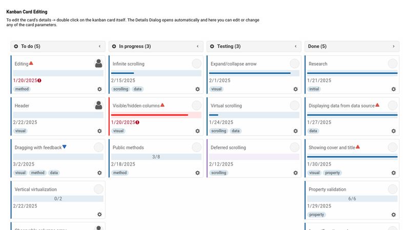 Smart Kanban Web Component | Kanban | Smart UI for Web Components