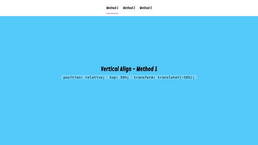 Vertically aligning content - Script Codes