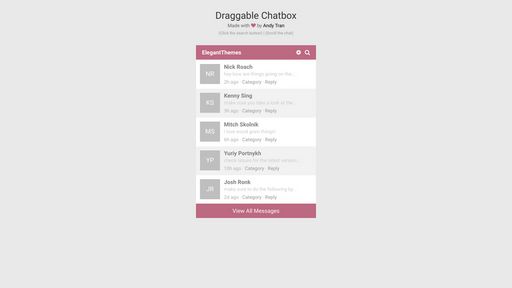 Draggable Chatbox - Script Codes