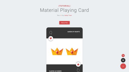 Material Playing Cards - Script Codes