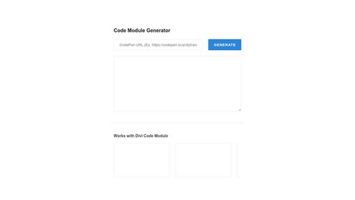 CodePen Code Generator - Script Codes