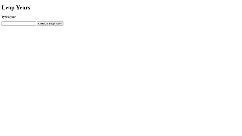 leap-year-html-and-javascript
