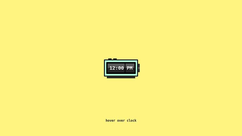 Digital Clock w/ Animation ⏰ Digital Clock w/ Animation ⏰
