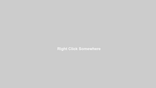 Right Click Menu - Script Codes