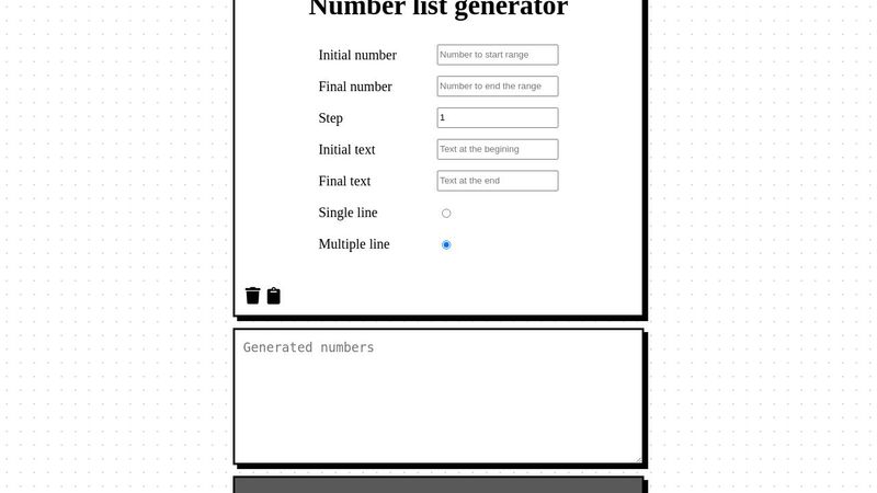 number-list-generator