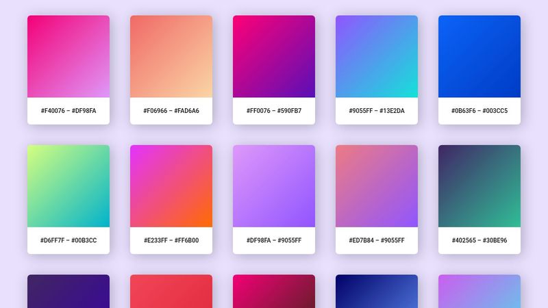 React Color Gradients