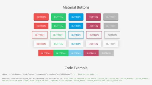 Material Buttons.css - Script Codes