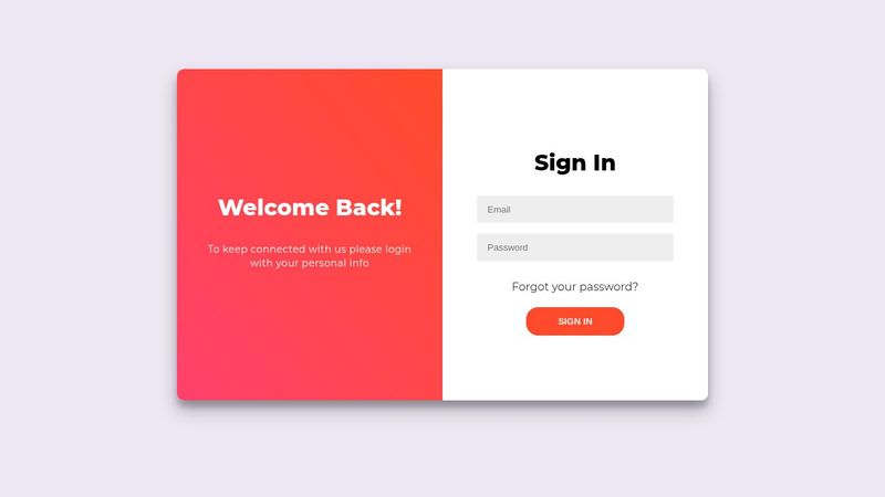 Simple Login Design
