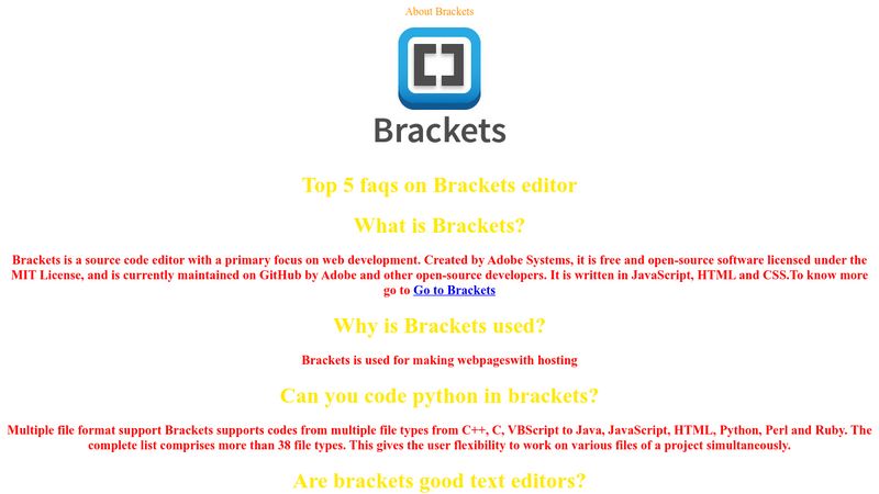 python with brackets text editor