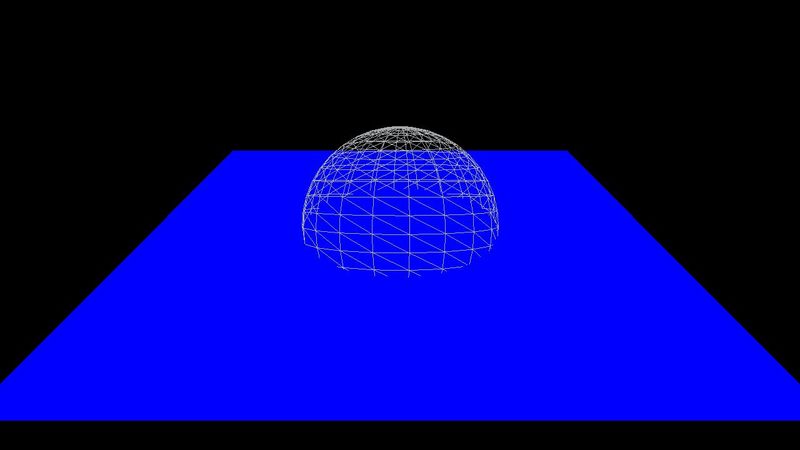 Surface et Sphere Three.js - Floor and Sphere Three.js
