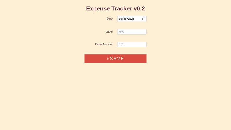 Expense Tracker