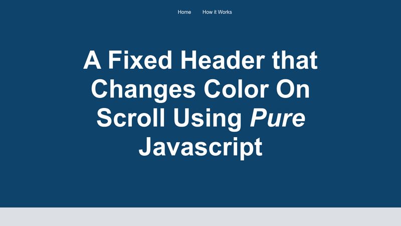 change-header-color-on-scroll-using-pure-javascript