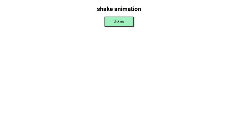 Vue Shake Animation