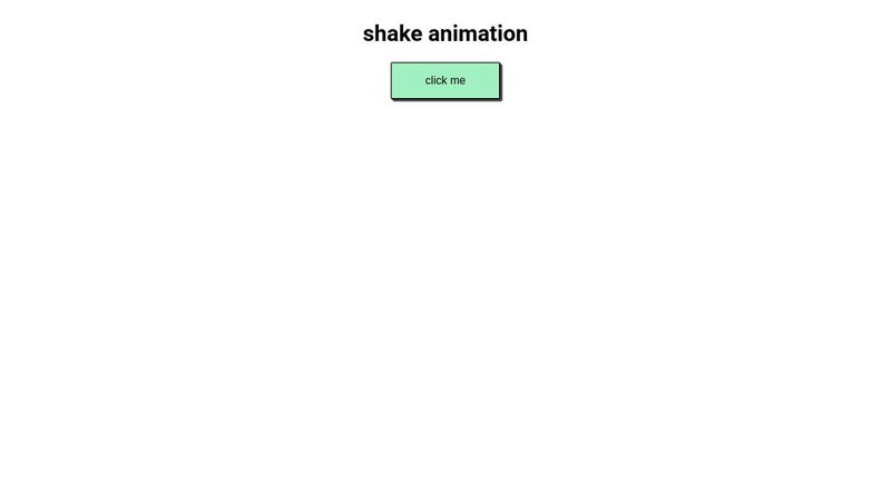 Vue Shake Animation Vue Shake Animation