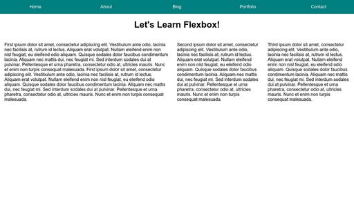 Learning Flexbox - Script Codes