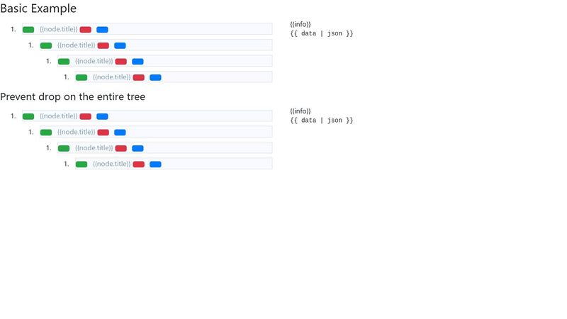 Angular UI Tree Example