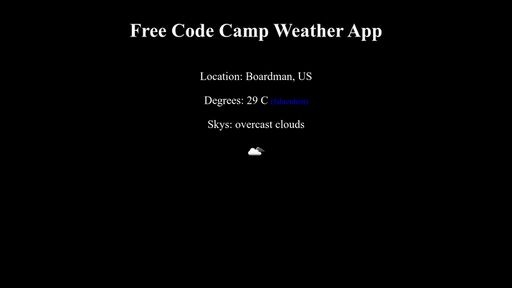 Weather App - Script Codes