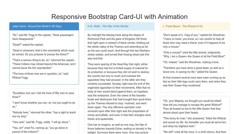 CodePen - Responsive Bootstrap Card-UI