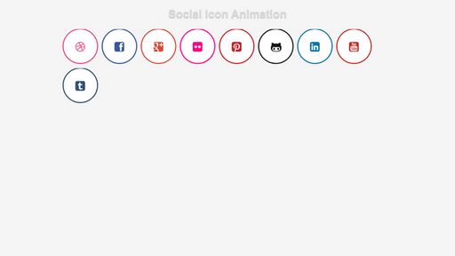 Social Icon Animation - Script Codes